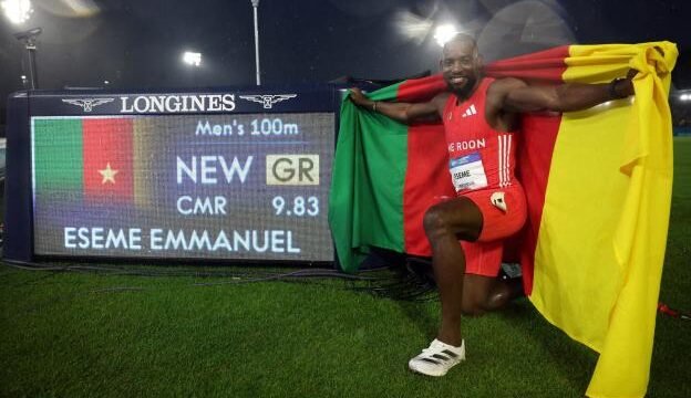 Emmanuel Eseme bat le record du Cameroun à Rome