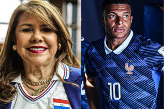Celeste-Amarilla-Kylian-Mbappé
