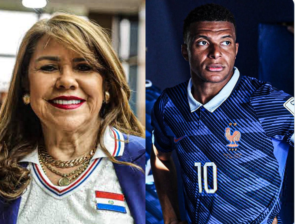 Celeste-Amarilla-Kylian-Mbappé