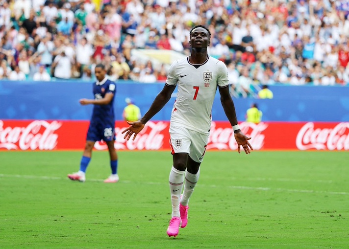 Bukayo-saka-frence-angleterre